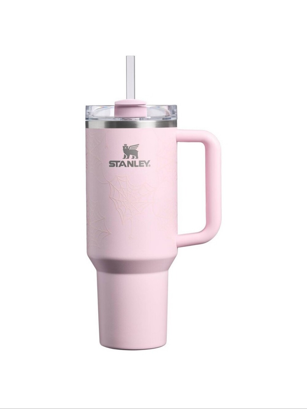 Stanley Pink Sugar Spiderweb 40 Oz Tumbler, Glow-in-the-dark